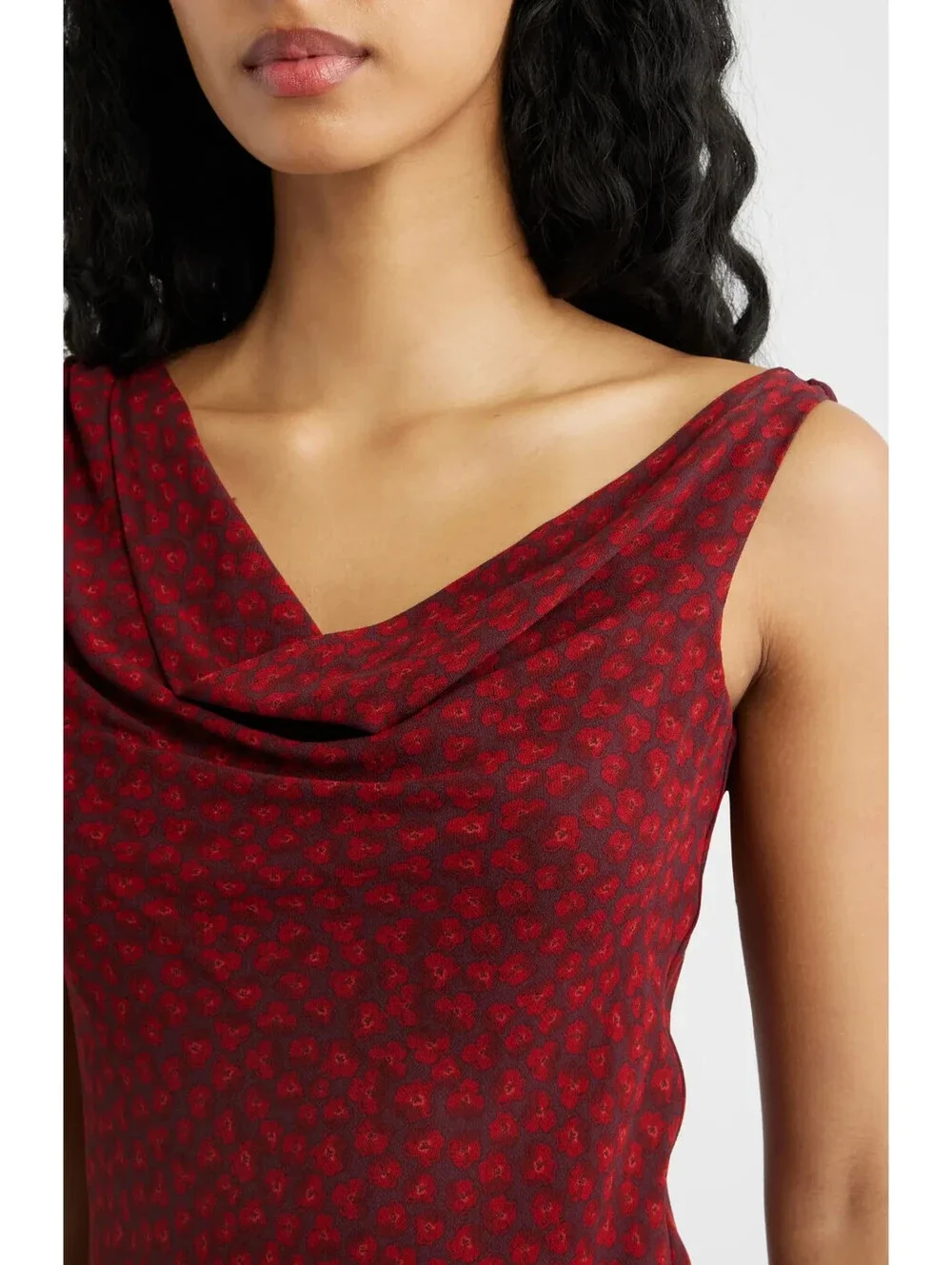NEW, Reformation Kristine Floral Sleeveless Georgette Minidress Sz 4 #MD2583